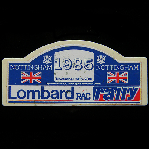 Lombard RAC Rally Pin Badge