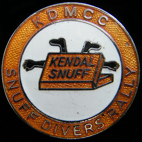 Snuff Divers Rally pin badge
