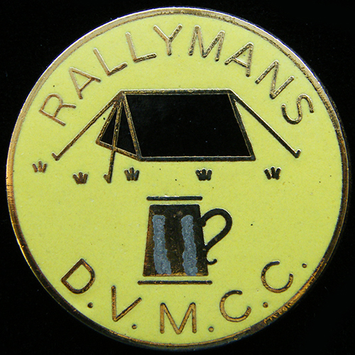 Rallymans Rally pin badge