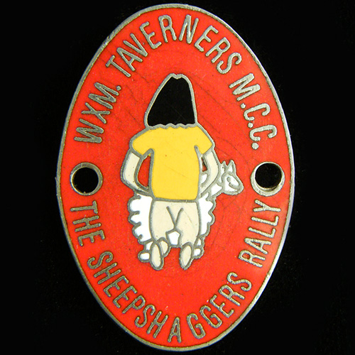 Sheepshaggers Rally pin badge