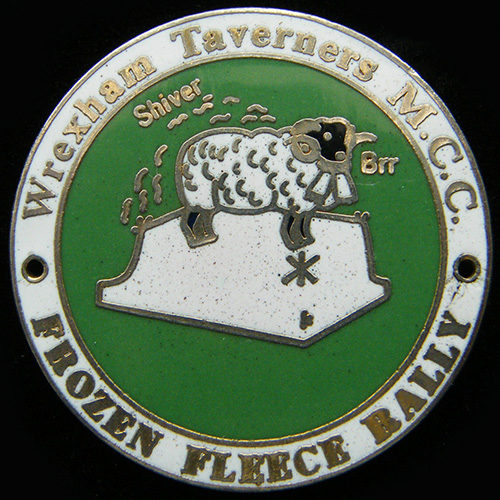 Frozen Fleece Rally pin badge