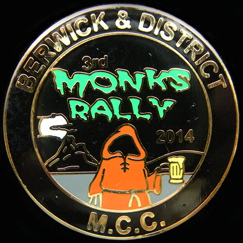Monks Rally Pin Badge