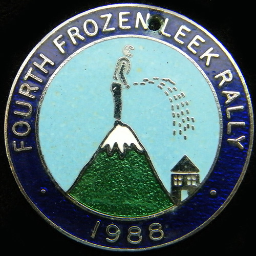 Frozen Leek Rally pin badge