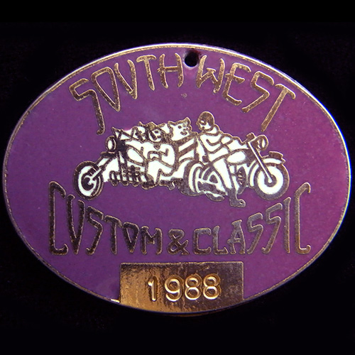 South West Custom & Classic Bike Show Lapel Badge