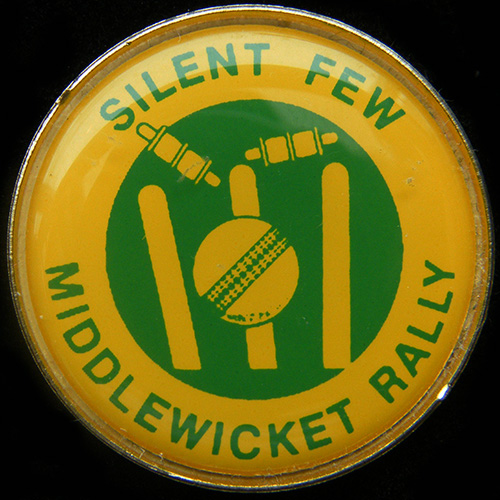 Middlewicket Rally pin badge