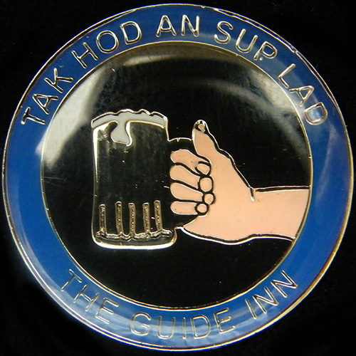 Tak Hod an Sup Lad Rally pin badge