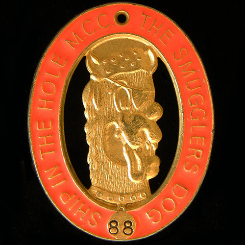 Smugglers Dog Rally pin badge