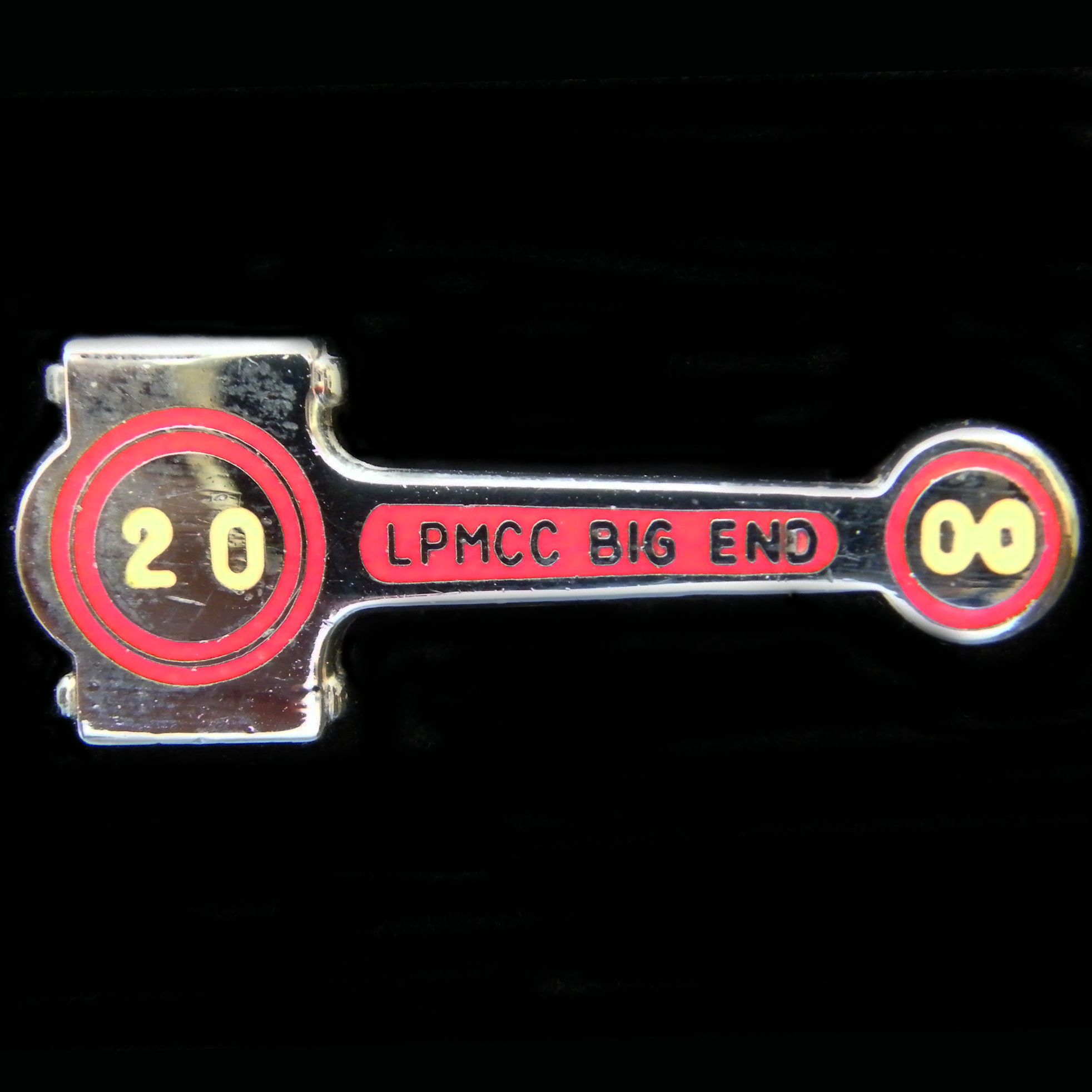 Big End Rally pin badge