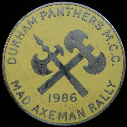 Mad Axeman Rally Pin Badge
