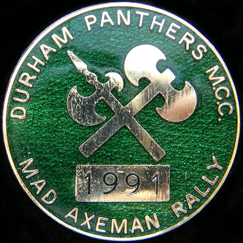 Mad Axeman Rally Pin Badge