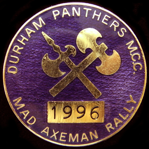 Mad Axeman Rally Pin Badge