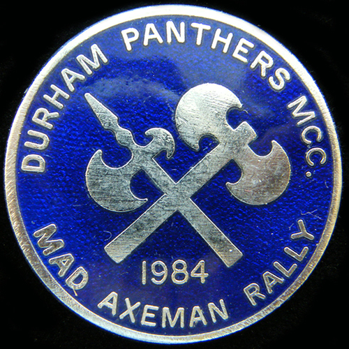 Mad Axeman Rally Pin Badge