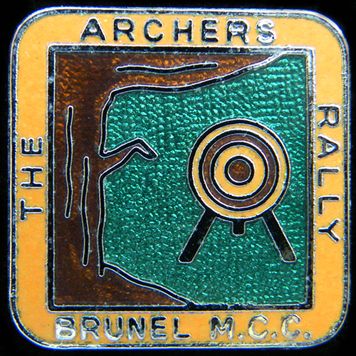 Archers Rally pin badge