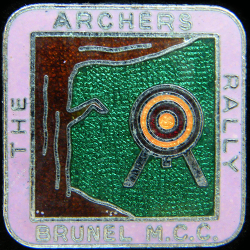 Archers Rally pin badge