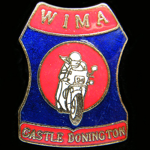 Women's International Motorcycle Association Rally pin badge