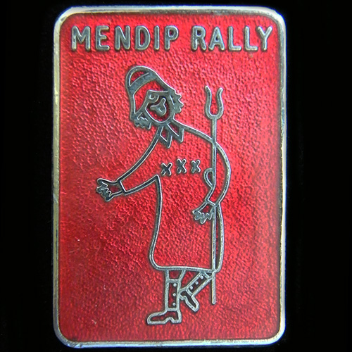 Mendip Rally Pin Badge