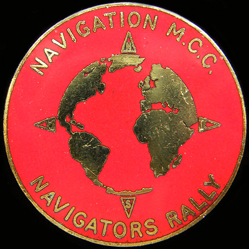 Navigators Rally pin badge