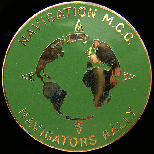 Navigators Rally pin badge