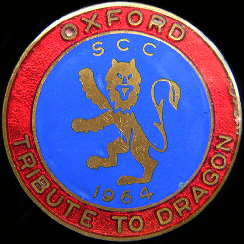 Tribute to the Dragon Rally pin badge