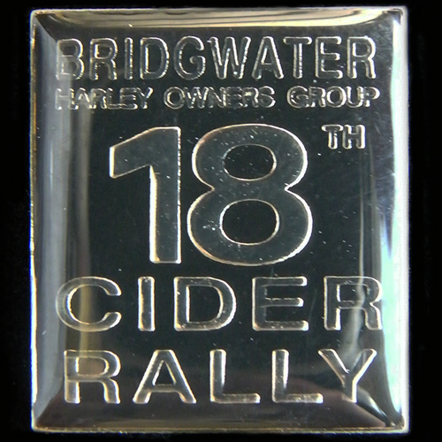 Cider Rally pin badge 