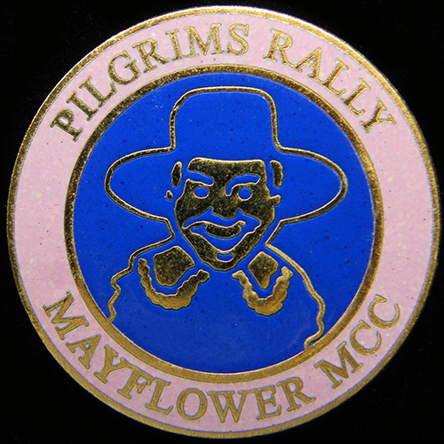 Pilgrims Rally pin badge
