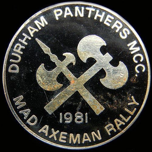 Mad Axeman Rally Pin Badge
