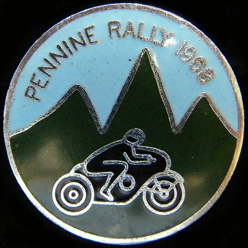 Pennine Rally pin badge