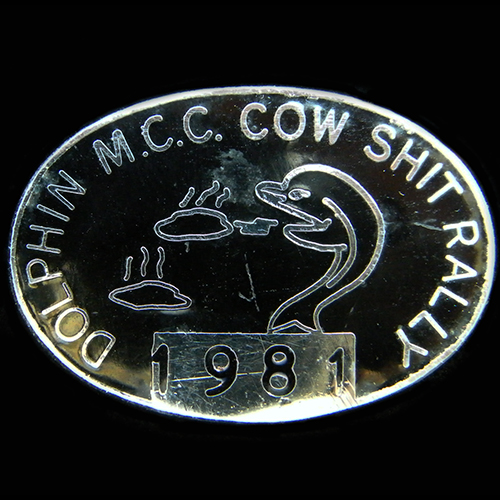 Cow Shit Rally pin badge
