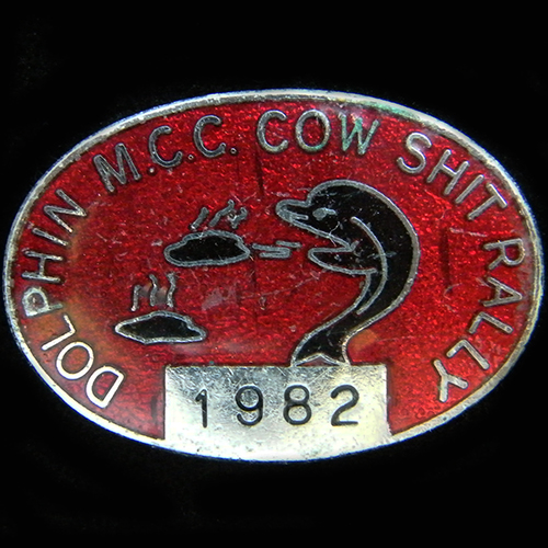 Cow Shit Rally pin badge