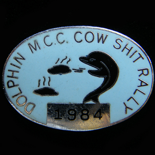 Cow Shit Rally pin badge
