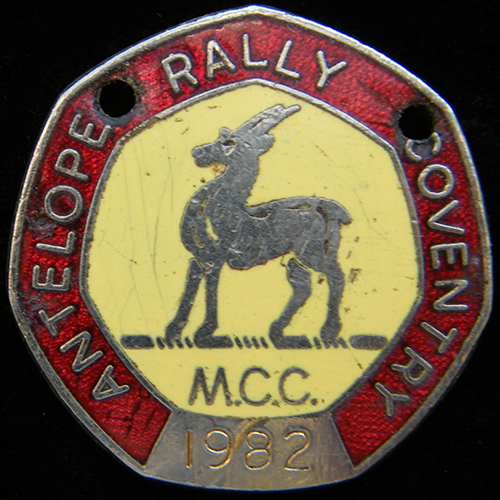 Antelope Rally pin badge