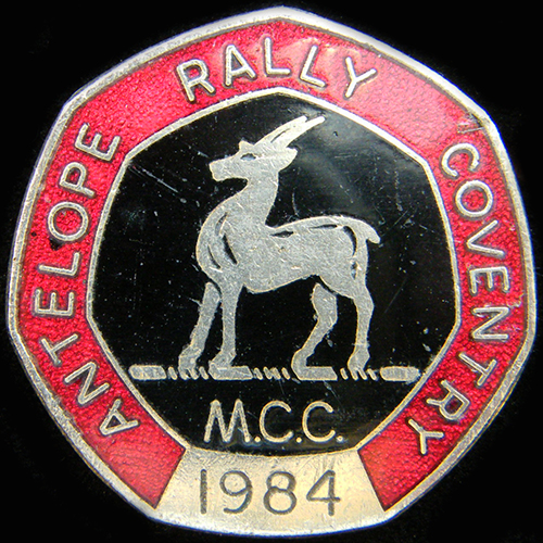 Antelope Rally pin badge