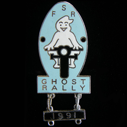 Ghost Rally pin badge