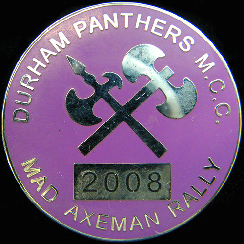 Mad Axeman Rally Pin Badge