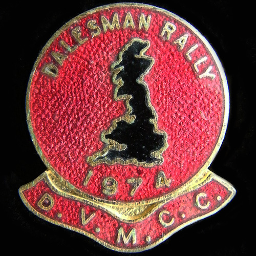 Dalesman Rally pin badge