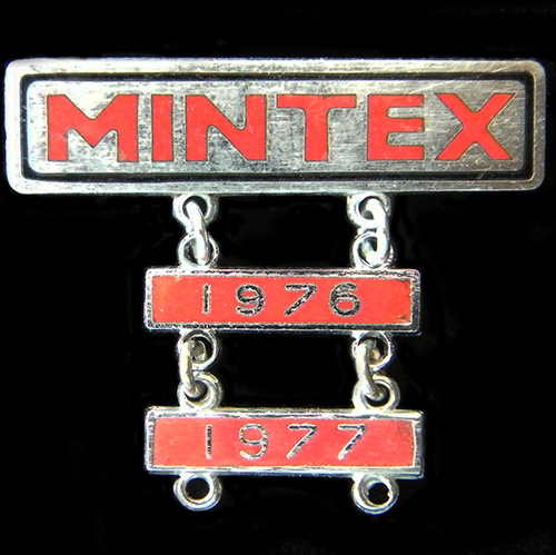 Mintex Rally pin badge