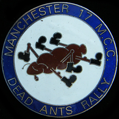 Dead Ants Rally pin badge
