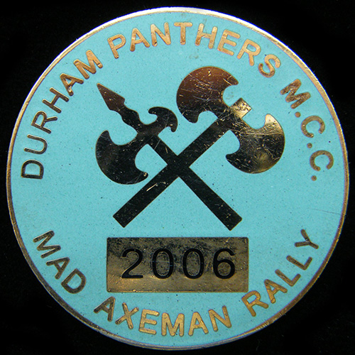 Mad Axeman Rally Pin Badge