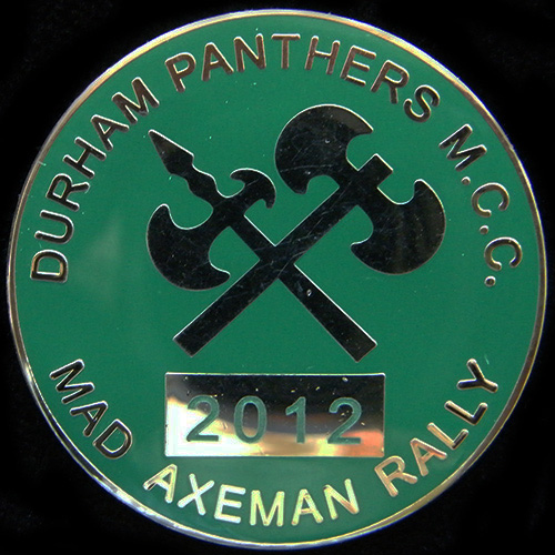 Mad Axeman Rally Pin Badge