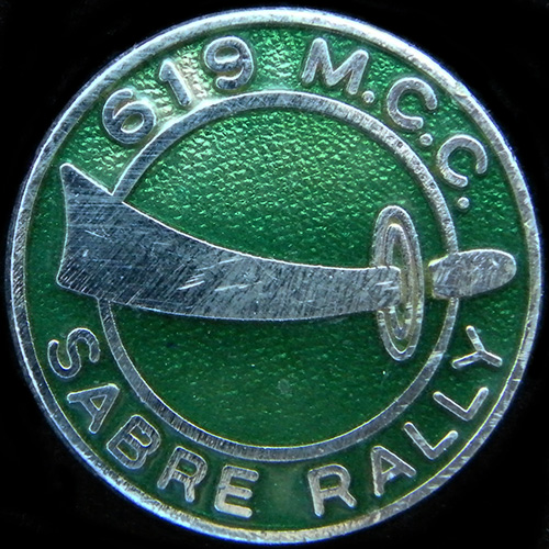 Sabre Rally Lapel Badge