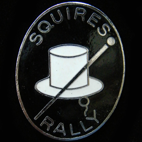 Squires Rally Pin badge