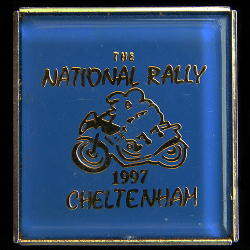 National Rally pin badge