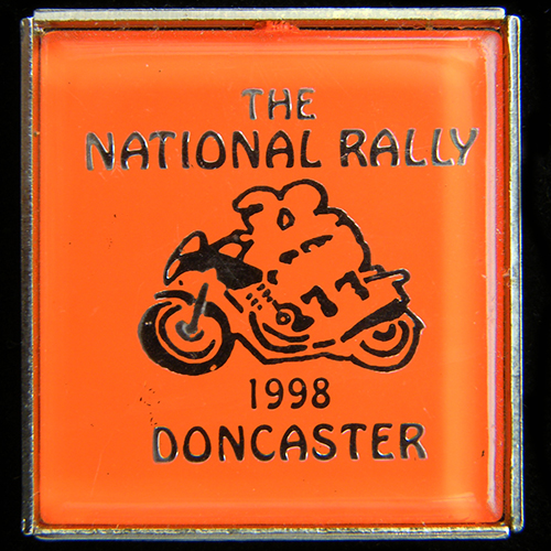 National Rally pin badge