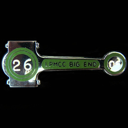 Big End Rally pin badge