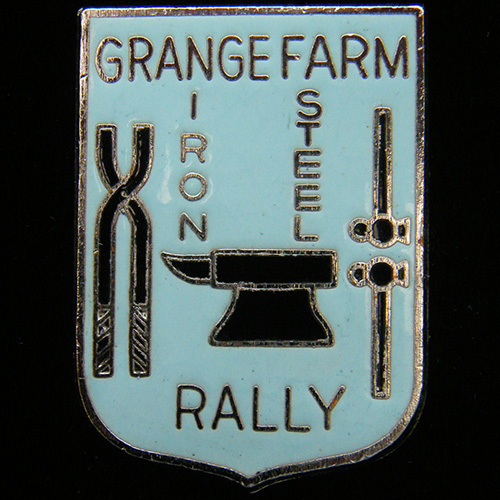 Iron & Steel Rally pin badge