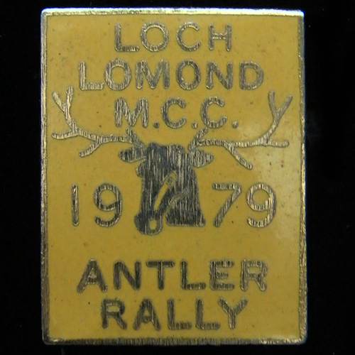 Antler Rally pin badge