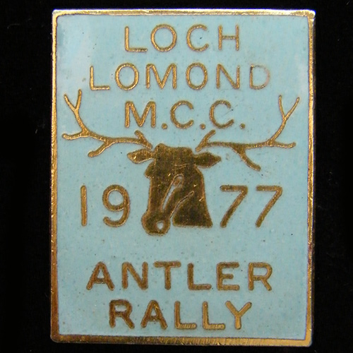 Antler Rally pin badge