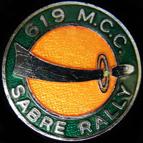 Sabre Rally Lapel Badge