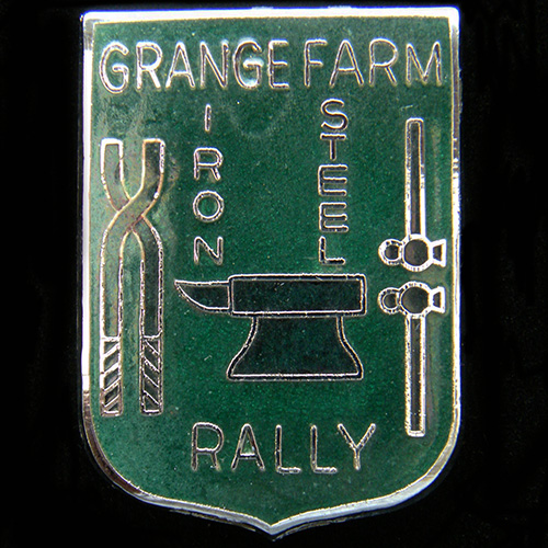 Iron & Steel Rally pin badge