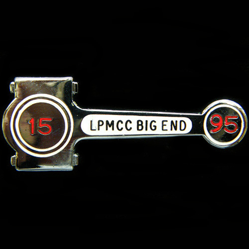 Big End Rally pin badge